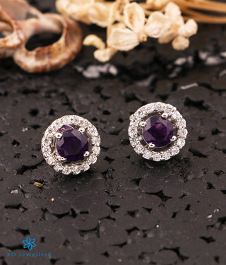 The Sparkling Blue Iolite Silver Earstuds