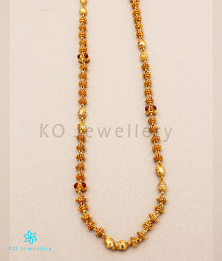 The Tulsi-mala  Kemp Silver Chain