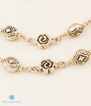 The Tarika Silver Anklets