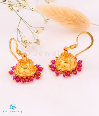 The Palash Silver Jhumkas