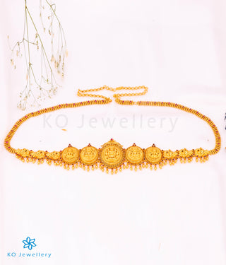 The Jivika Silver Lakshmi Oddiyanam Waist belt