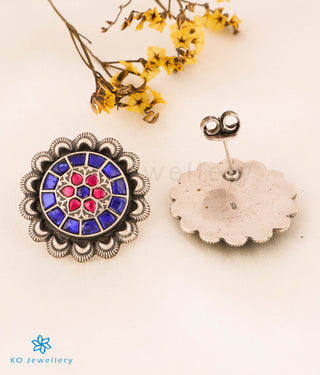 The Apeksha Silver Polki Necklace & Earrings