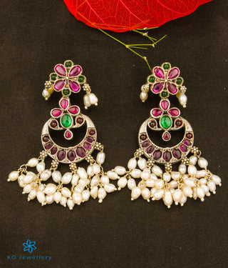 The Pranaya Silver Pearl Earrings