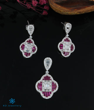 The Anna Silver Pendant Set