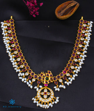 The Mayukhi Addige Silver Pearl Necklace