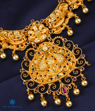 The Chitrita Silver Peacock Nakkasi Necklace