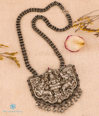 The Mahalakshmi Silver Nakkasi Chain Necklace