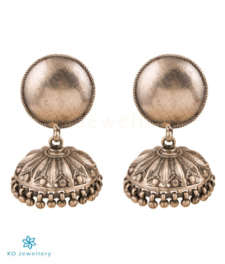 The Vagmin Silver Antique Jhumkas