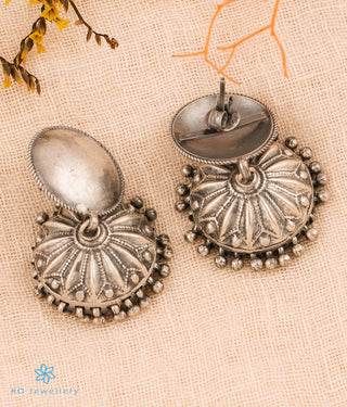 The Vagmin Silver Antique Jhumkas