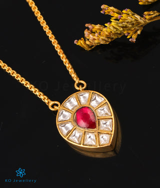 The Mahua Silver Kundan Necklace (White)