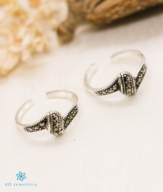 Samara Silver Marcasite Toe-Rings