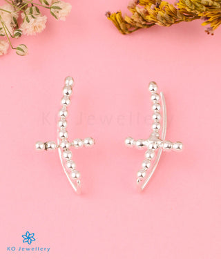 The Shining Beads Silver EarCuffs