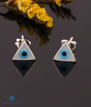 The Triad Evileye Silver Earstuds