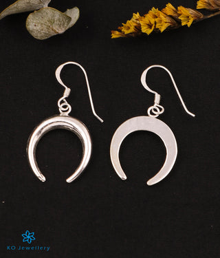 The Horshoe Charm Silver Earrings