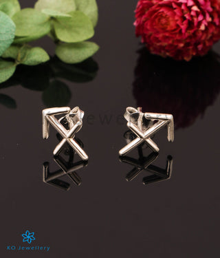 The Sagittarius Zodiac Silver Earrings