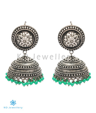 The Phool Silver Jhumka