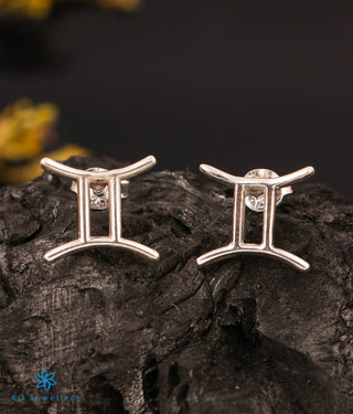 The Gemini Zodiac Silver Earring