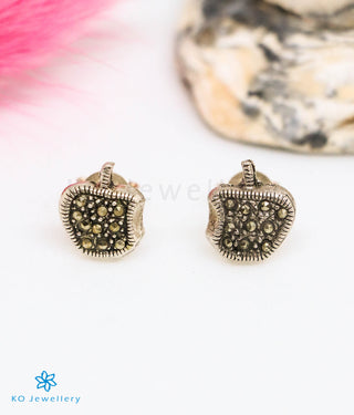 The Apple Silver Marcasite Earrings