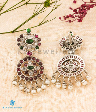 The Vividha Silver Earrings