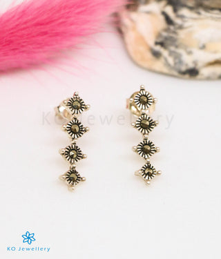 The Tiara Silver Marcasite Earrings