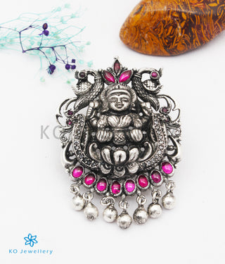 The Harshini Silver Lakshmi Pendant