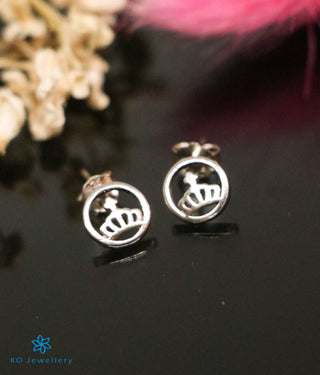 The King Silver Earrings