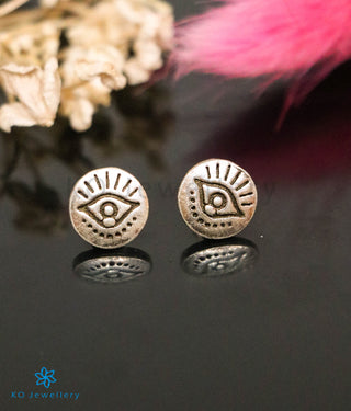 The Eye Silver Earrings