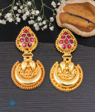 The Dipika Silver Kundan Earrings