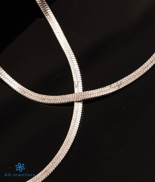 The Nahid Silver Chain Anklets