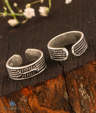 The Nida Silver Toe-Rings