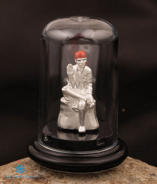 The Shri Sai Baba 999 Pure Silver Idol (2.75 inches)