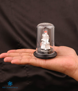 The Shri Sai Baba 999 Pure Silver Idol (2.75 inches)