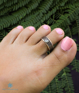  Udvita Silver Toe-Rings