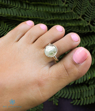 Antique Coin Silver Toe-Rings