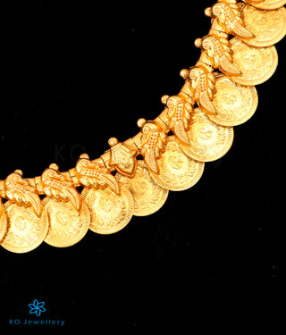 The Dharaa Antique Silver Kasumala Coin Necklace/Waistbelt