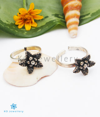 Adhanika Silver Toe-Rings