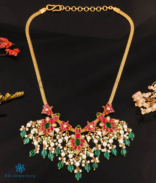 The Mahsa Silver Kundan-Jadau Necklace