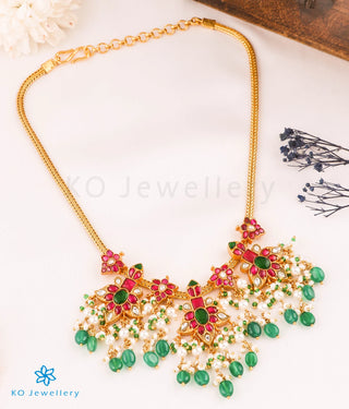 The Mahsa Silver Kundan-Jadau Necklace